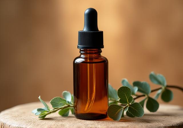 Olio fragranza naturale in boccetta ambrata